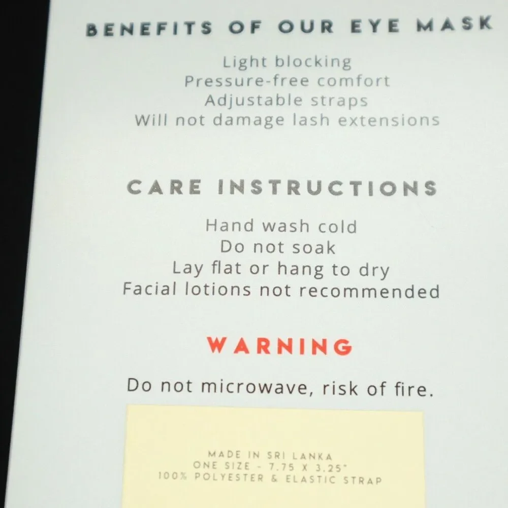 Bucky Ultralight Eye Mask Pink 